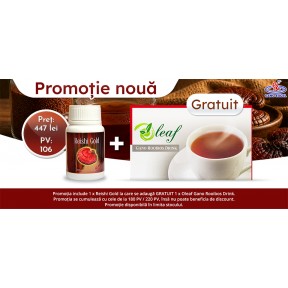 Reishi Gold + Oleaf Gano Rooibos Drink GRATUIT Promo